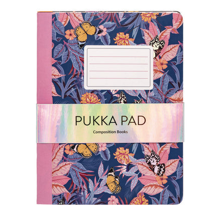 Composition Book, Medium/College Rule, Assorted Cover Colors, (70) 9.75 x 7.5 Sheets, 3/Pack