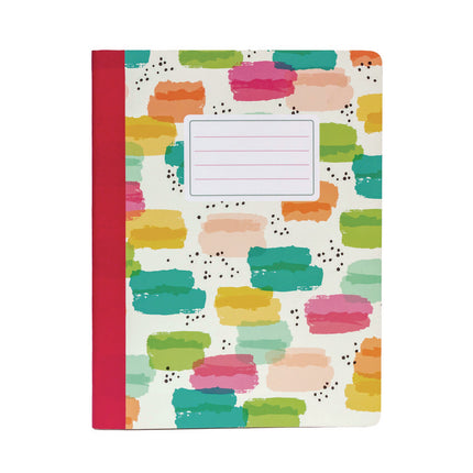 Composition Book, Medium/College Rule, Assorted Cover Colors and Designs (Set 1), (70) 9.75 x 7.5 Sheets, 3/Pack