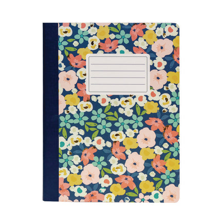 Composition Book, Medium/College Rule, Assorted Cover Colors and Designs (Set 2), (70) 9.75 x 7.5 Sheets, 3/Pack