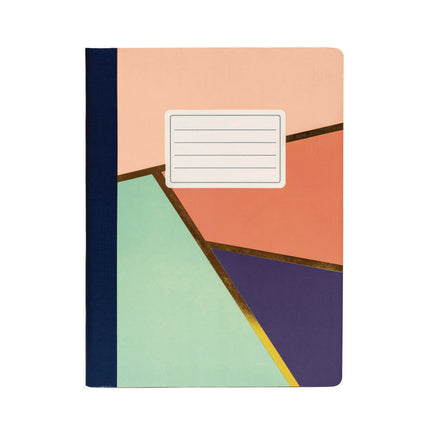 Composition Book, Medium/College Rule, Assorted Cover Colors and Designs (Set 2), (70) 9.75 x 7.5 Sheets, 3/Pack