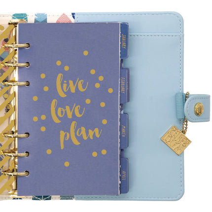 Personal Planner, 7.48 x 6.42, Blue Cover, 12-Month, Undated