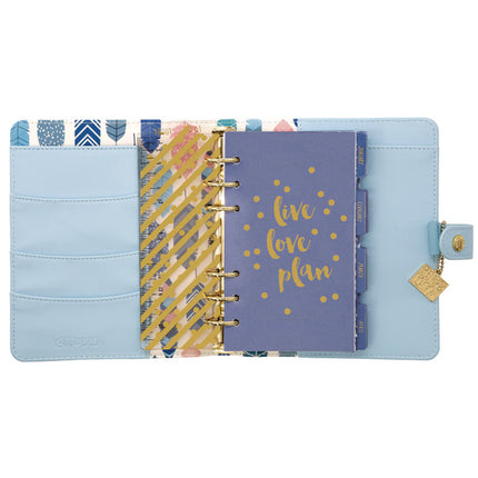 Personal Planner, 7.48 x 6.42, Blue Cover, 12-Month, Undated