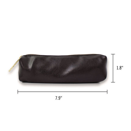 Pencil Case, 7.9" x 2" x 2", Black
