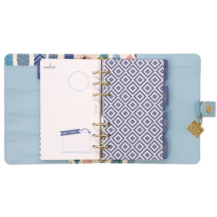 Personal Planner, 7.48 x 6.42, Blue Cover, 12-Month, Undated