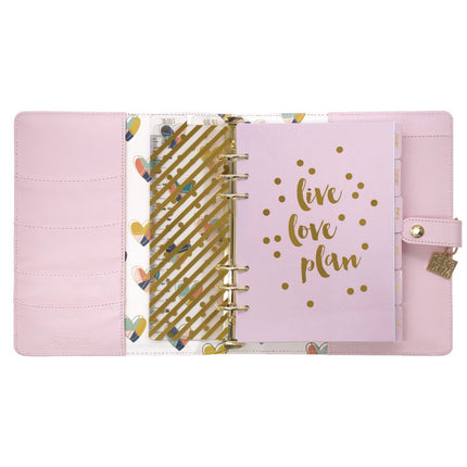 A5 Planner, 10.24 x 9.25, Pink Cover, 12-Month
