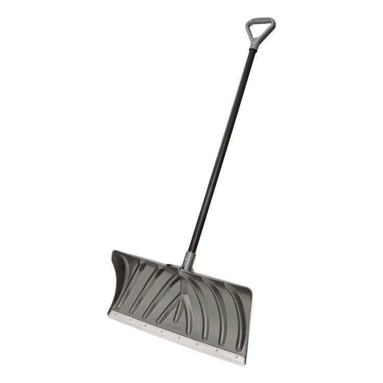 Steel Core Snow Pusher with Wear Strip, 24" Wide, 57.55" Long, 6/Carton