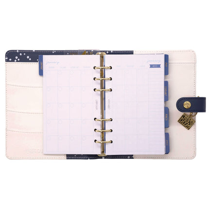 Personal Planner, Color Wash, 7.48 x 6.42, Blue/Green/Red/Yellow Cover, 12-Month, Undated