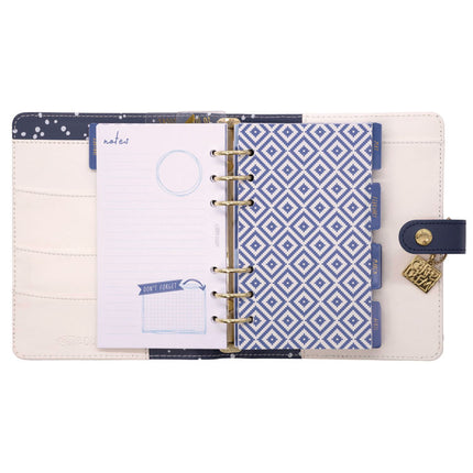 Personal Planner, Color Wash, 7.48 x 6.42, Blue/Green/Red/Yellow Cover, 12-Month, Undated