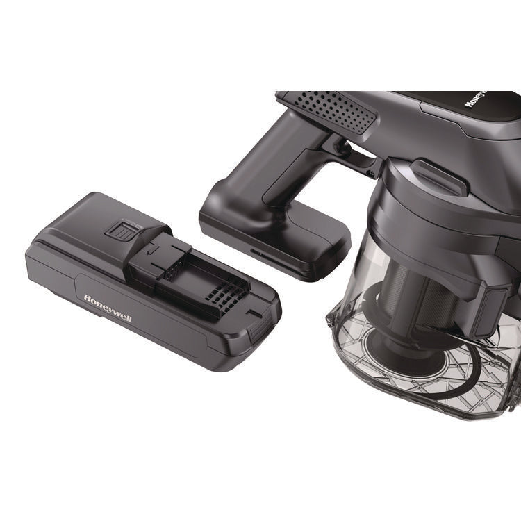 Aeromax Pro VC16 Cordless Vacuum, 8.5" Cleaning Path, Dark Silver