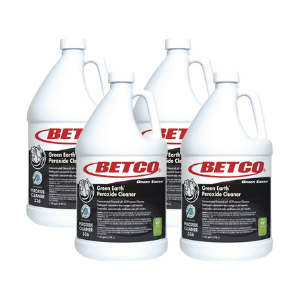 Green Earth Peroxide Cleaner, Fresh Mint Scent, 1 Gal Bottle, 4/carton