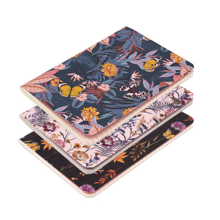 B6 Stitched Exercise Book, Narrow Rule, Assorted Cover Colors, (40) 6.8 x 4.6 Sheets, 3/Pack