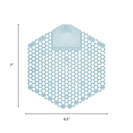 Wave 3d Urinal Deodorizer Screen, Ocean Mist Scent, Blue, 10 Screens/box