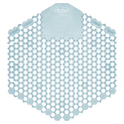 Wave 3d Urinal Deodorizer Screen, Ocean Mist Scent, Blue, 10 Screens/box