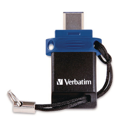 Store n' Go Dual USB 3.2 Gen 1 Flash Drive for USB-C Devices, Blue