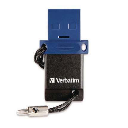 Store n' Go Dual USB 3.2 Gen 1 Flash Drive for USB-C Devices, Blue