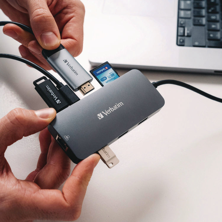 USB-C Pro Multiport Hub9 Port, Gray