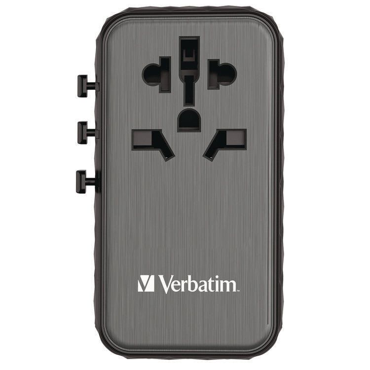 UTA-06 Gan III Universal Travel Adapter, (2) USB-A/(2) USB-C/Quick Charge 4+