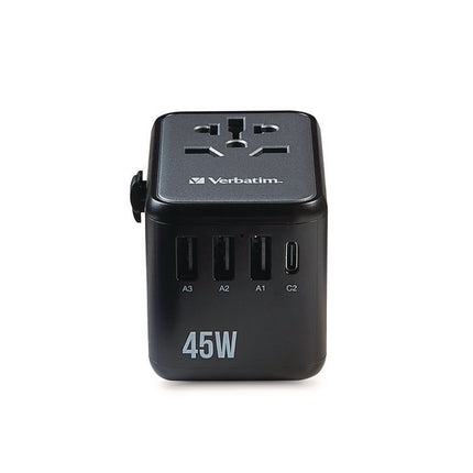UTA-08 Universal Travel Adapter, (3) USB-A/(3) USB-C