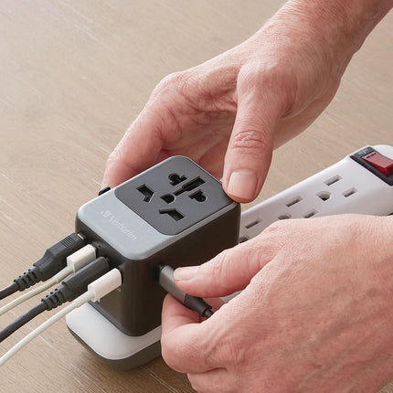 UTA-07 Universal Travel Adapter, (3) USB-A, (3) USB-C