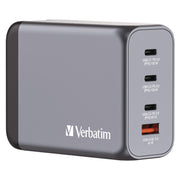 200 W 4-Port GaN Wall Charger, Black/Gray