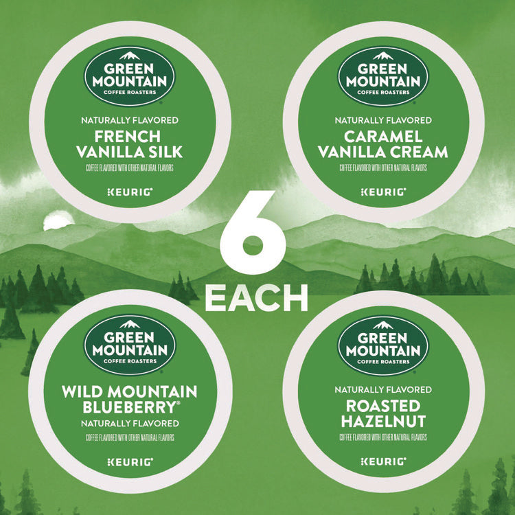 Flavored Variety Coffee K-Cups, Assorted Flavors, 96/Carton