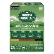 Regular Variety Pack Coffee K-Cups, Assorted Flavors, 24/Box