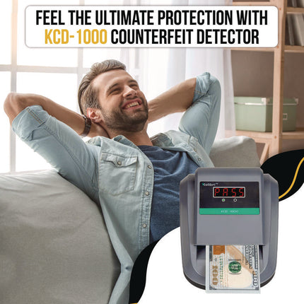 KCD-1000 Counterfeit Detector, Dimensional, Image, IR, MG, MT, Thickness, UV and Watermark Detection, US Currency