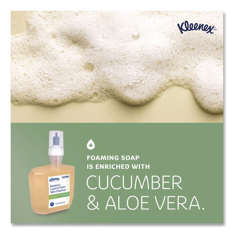 Botanics Luxury Foam Skin Cleanser, Fresh Scent, 1,200 mL Refill, 4/Carton