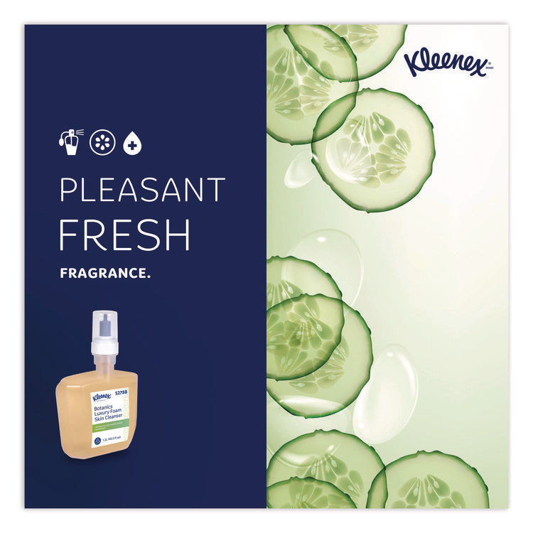 Botanics Luxury Foam Skin Cleanser, Fresh Scent, 1,200 mL Refill, 4/Carton