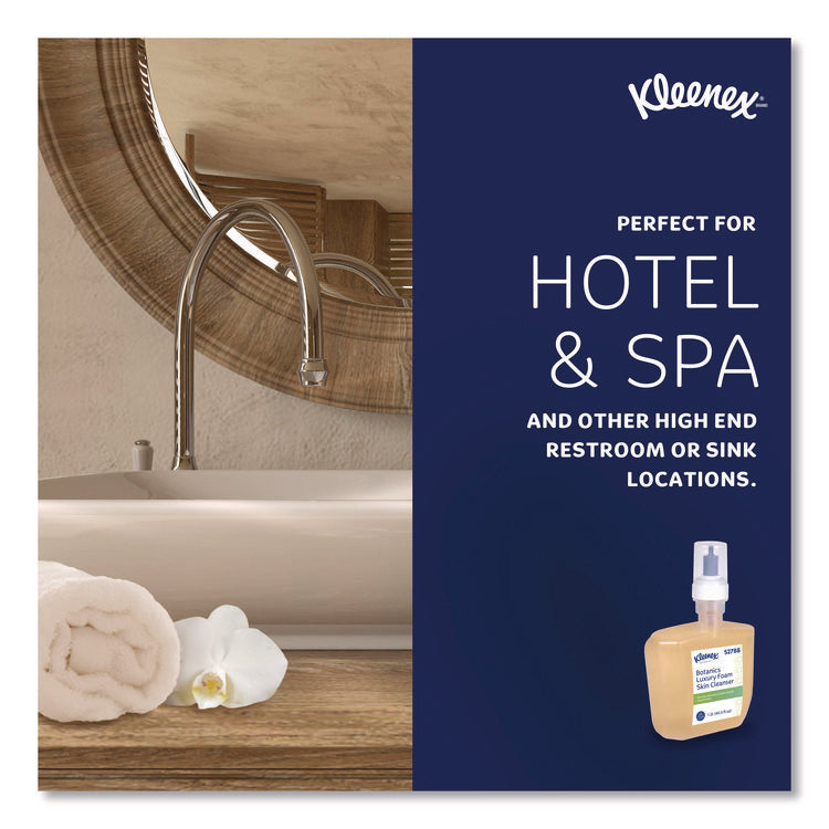 Botanics Luxury Foam Skin Cleanser, Fresh Scent, 1,200 mL Refill, 4/Carton