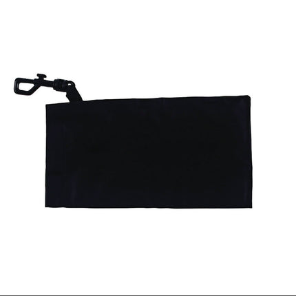 Safety Glasses Carrying Pouch with Belt Clip, 4.25 x 0.25 x 4.25, Black, 12/Carton