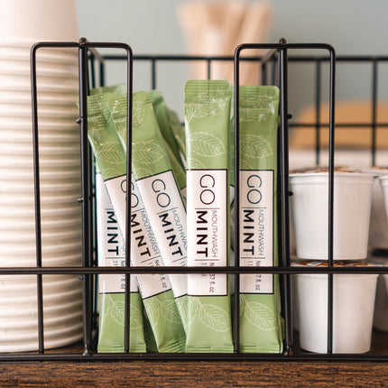 Individual Mouthwash Packets, Mint Flavor, 0.37 oz Packet, 5/Pack, 12 Packs/Box