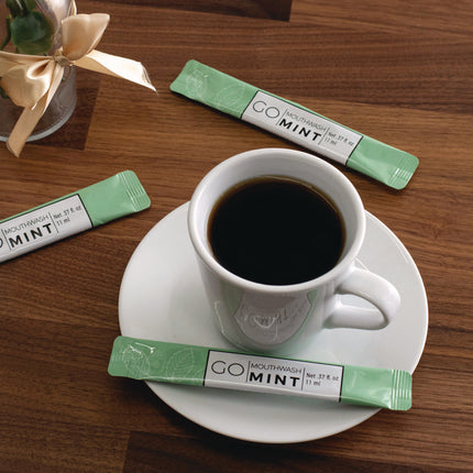 Individual Mouthwash Packets, Mint Flavor, 0.37 oz Packet, 250/Box