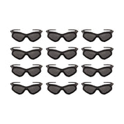V30 Nemesis Foam Safety Glasses, Black Nylon Frame, Smoke Polycarbonate Lens, 12/Carton
