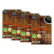 Decaf Variety Coffee K-Cups, Assorted Flavors, 96/Carton