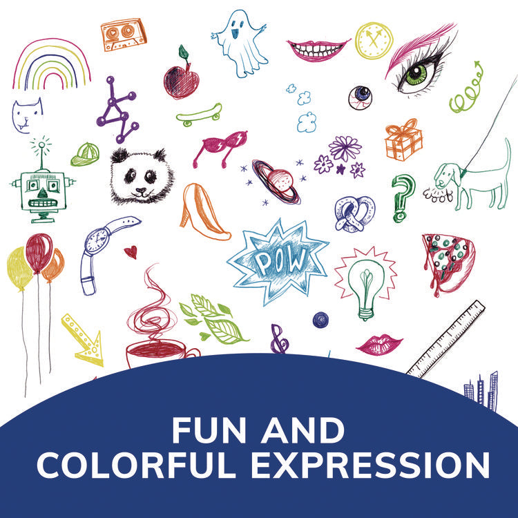 4-Color Multi-Color Ballpoint Pen, Retractable, Medium 1 mm, Assorted Ink and Barrel Colors, 3/Pack