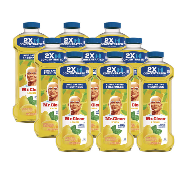 Multipurpose Cleaning Solution, Lemon, 23 oz Bottle, 9/Carton