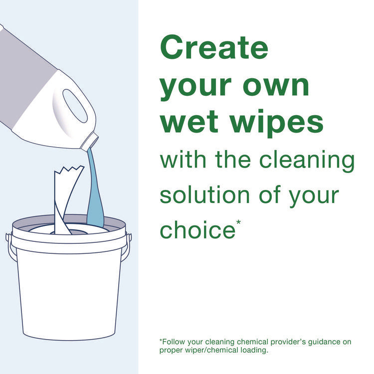 Chem-Ready Buckets, 8.5 x 7 x 7, White, 5/Carton