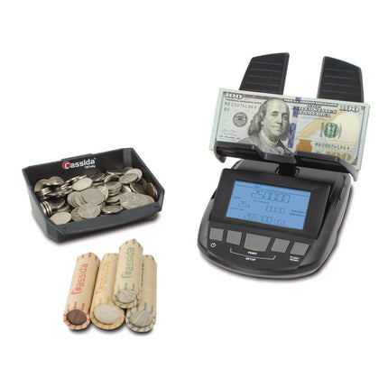 TillTally Money Scale, 1 lb Capacity, 6 x 3 Platform, Black