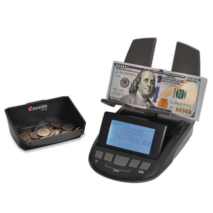 TillTally Money Scale, 1 lb Capacity, 6 x 3 Platform, Black