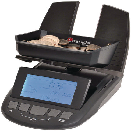 TillTally Money Scale, 1 lb Capacity, 6 x 3 Platform, Black