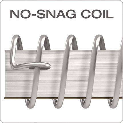 Coil-Lock Wirebound Notebook, 3-Hole Punched, Medium/College Rule, Randomly Assorted Covers (Set 2), (100) 11 x 8.5 Sheets