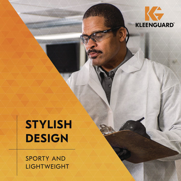 V30 Nemesis Safety Glasses, Black Nylon Frame, Indoor/Outdoor Polycarbonate Lens, 12/Box