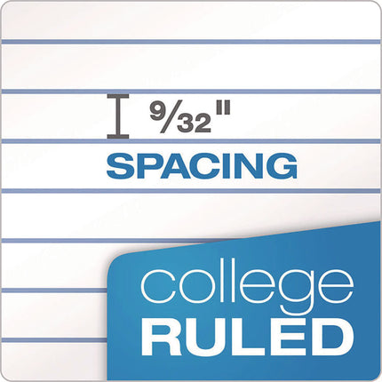 Coil-Lock Wirebound Notebook, 3-Hole Punch, Medium/College Rule, Randomly Assorted Cover Color (Set 2), (70) 10.5 x 8 Sheets