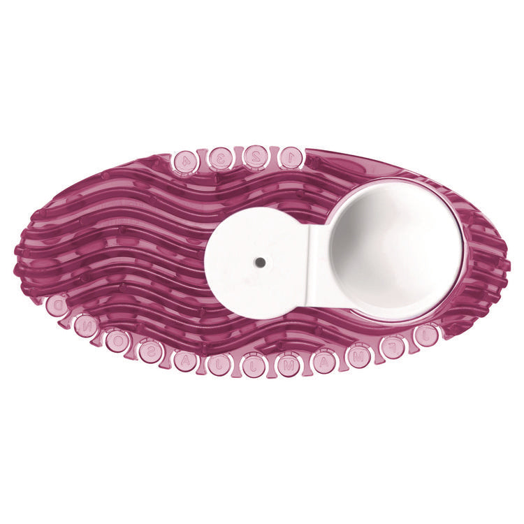 Curve Solid Air Freshener, Spiced Apple, Red, 10/Box, 6 Boxes/Carton