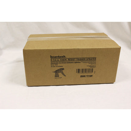 Chemical-Resistant Trigger Sprayer 320CR, Fits 32 oz Bottles, 9.5" Tube, Gray, 24/Carton