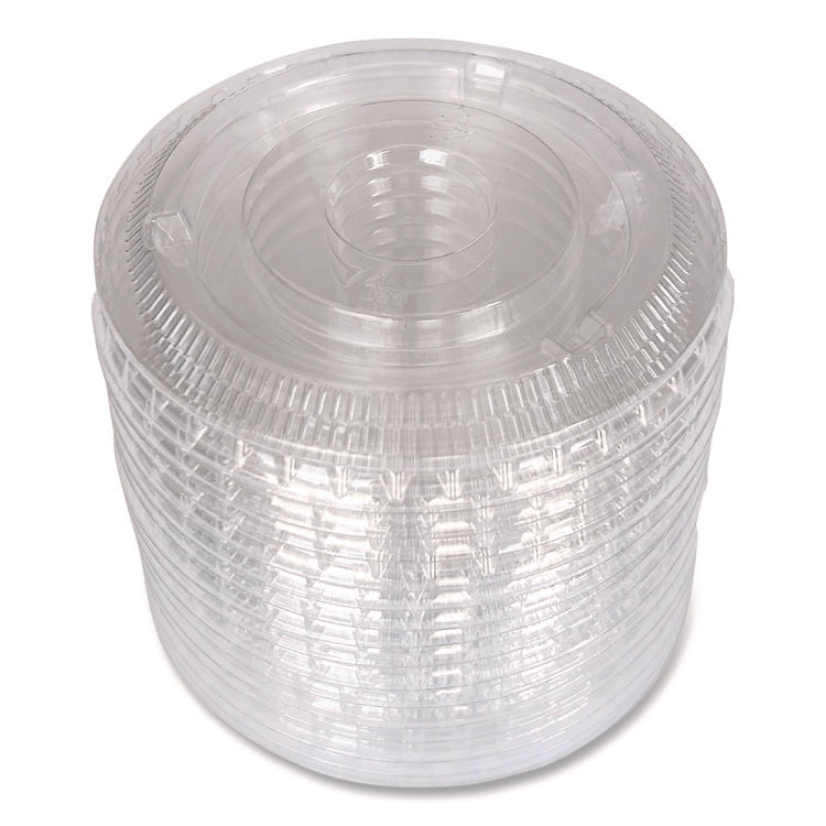 Souffle/Portion Cup Lids, Fits 3.25 oz to 5.5 oz Portion Cups, Plastic, Clear, 2,500/Carton