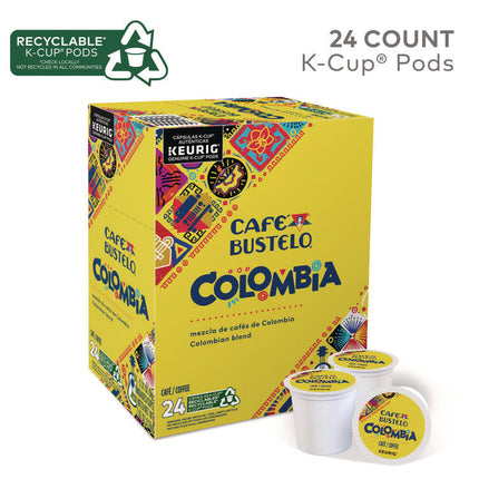 100 Percent Colombian K-Cups, 24/box