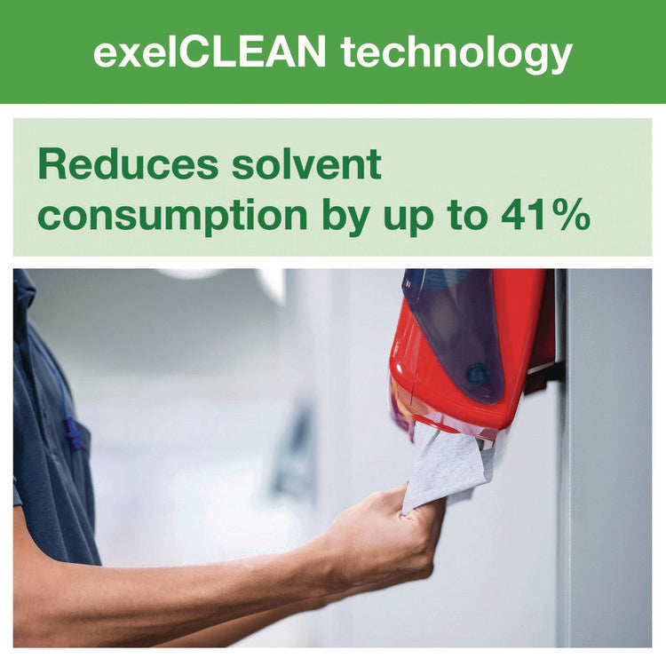 Industrial Heavy-Duty Cleaning Cloth, 1-Ply, 13.97 x, 4.25, Unscented, White, 60 Cloths, 4/Carton