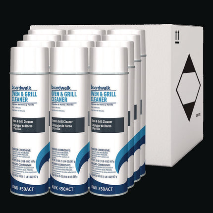 Oven and Grill Cleaner, 20 oz Aerosol Spray, 12/Carton
